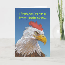 Funny Get Well: Chicken Soup Karte