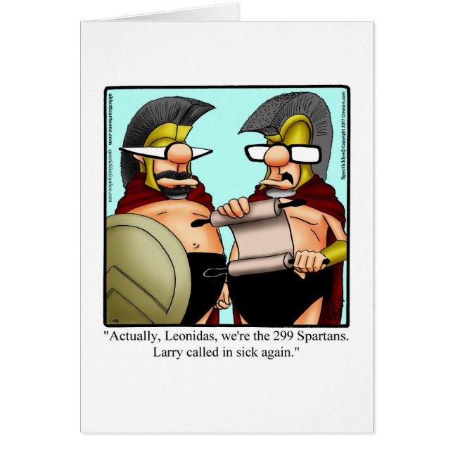 Funny Get Well Greeting Card "Spectickles" (Vorne)