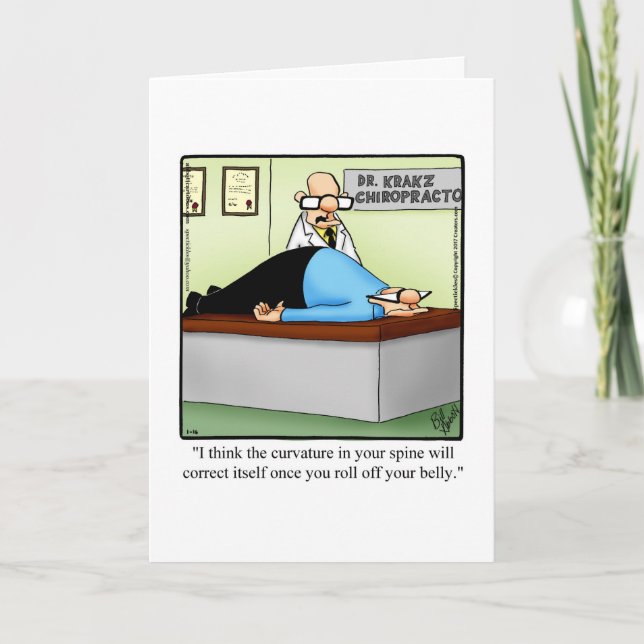 Funny Get Well Greeting Card "Spectickles" Karte (Vorderseite)