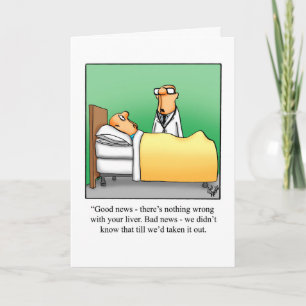 Funny Get Well Greycard Karte