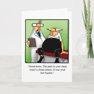 Funny Get Well Greycard Karte