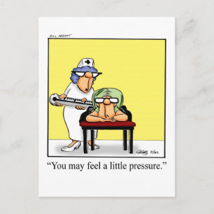 Funny Get Well Postcard Postkarte