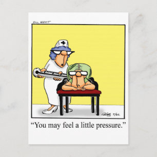 Funny Get Well Postcard Postkarte