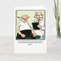 Funny Get Well Spaß Card