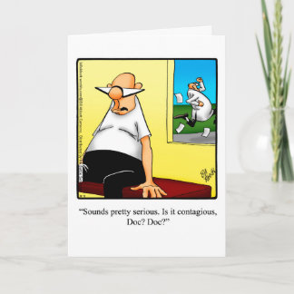 Funny Get Well Spaß Grußkarte Karte