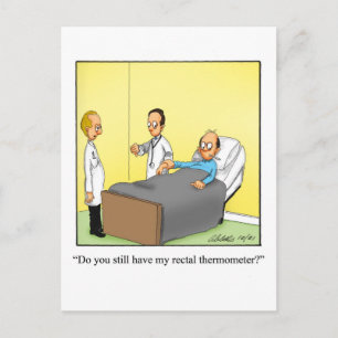 Funny Get Well Spaß Postcard Postkarte