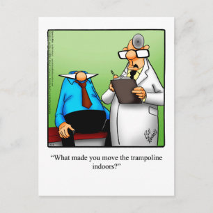 Funny Get Well Spaß Postcard Postkarte