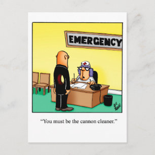 Funny Get Well Spaß Postcard Postkarte