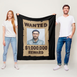 FUNNY Gewollt Million Dollar Rewards-Foto Fleecedecke