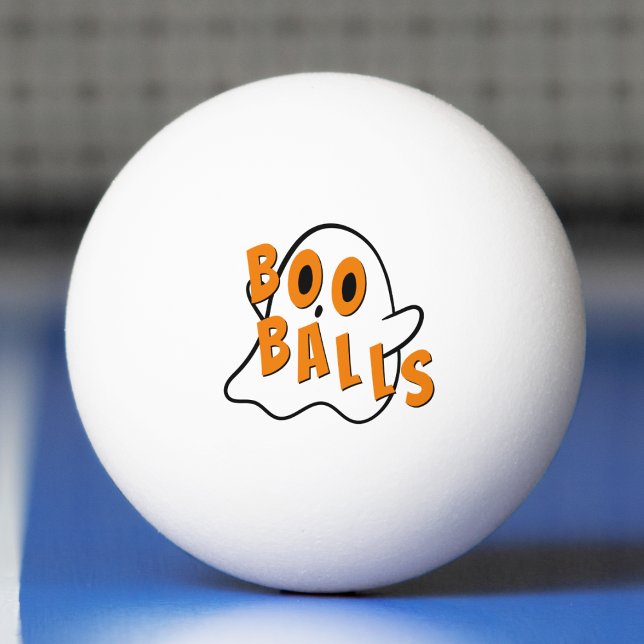 Funny Ghost Boo Balls Dirty Joke Halloween Tischtennisball (funny ghost boo balls Halloween ping pong balls)