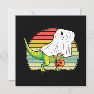 Funny Ghost Dinosaur Halloween