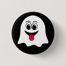Funny Ghost emoji! Button