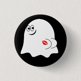Funny Ghost emoji! Button