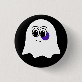 Funny Ghost emoji! Button