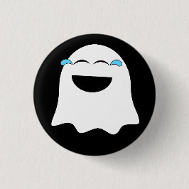 Funny Ghost emoji! Button