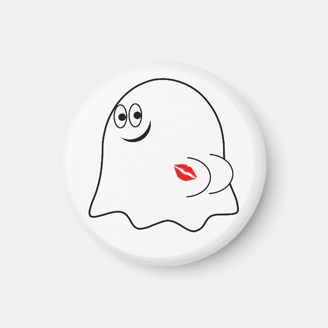 Funny Ghost emoji! Magnet (Vorne)