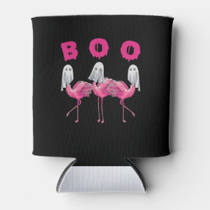 Funny Ghost Flamingo Boo Halloween Kostümgeschenk Dosenkühler