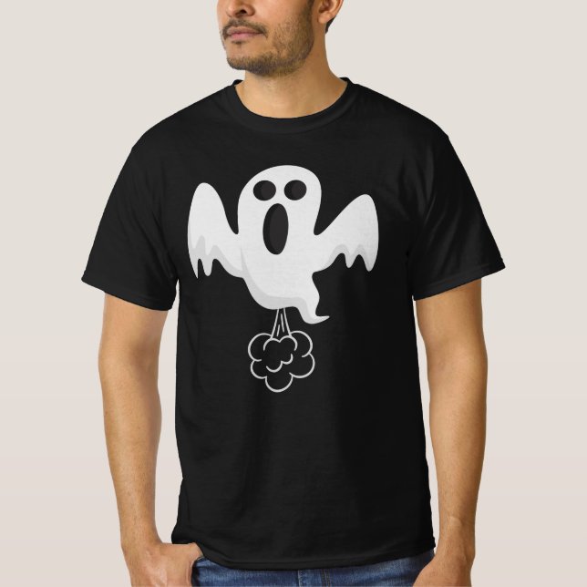 Funny Ghost-Furzen T-Shirt (Vorderseite)