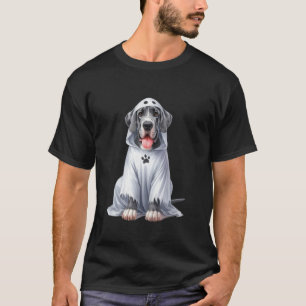 Funny Ghost Great Dane Hund Lover Halloween Kostüm T-Shirt