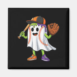 Funny Ghost Halloween Baseball Tropfen Boys Girls Magnet