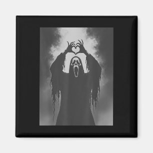 Funny Ghost Hand Herz Sign Spooky Kostüm Hallowe Magnet
