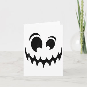 Funny Ghost Pumpkin Face Costume Halloween Jack O Karte