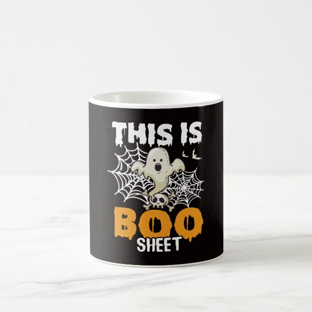 Funny Ghost Pun Halloween Tasse (Mittel)
