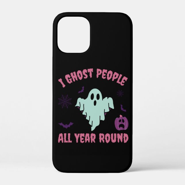 Funny Ghost Quote Halloween Case-Mate iPhone Hülle (Rückseite)