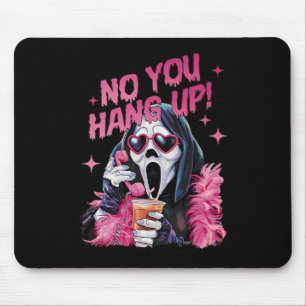 Funny Ghost ruft Halloween nein Sie hängen auf Mousepad