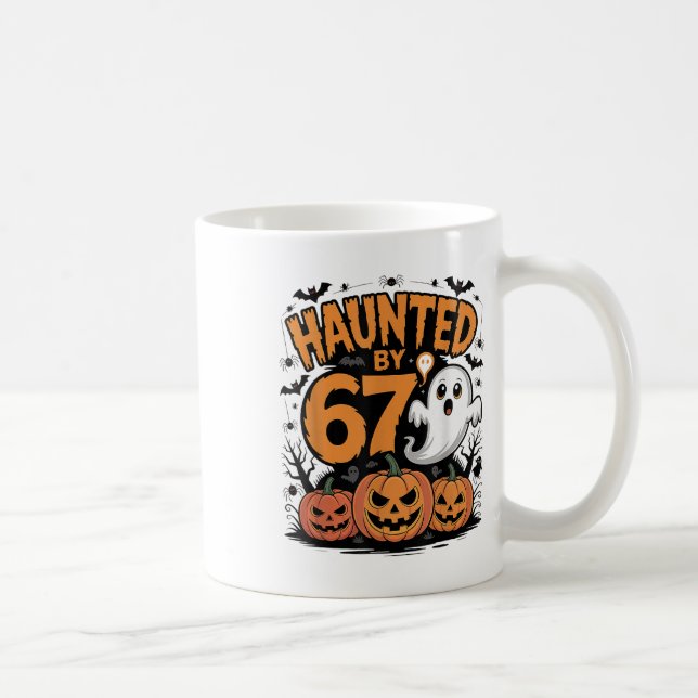 Funny Ghost T Pumpkin Halloween - Haunted  Kaffeetasse (Rechts)
