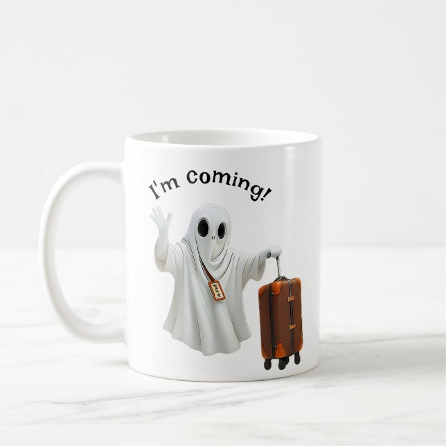 Funny Ghost Travel  Kaffeetasse (Links)