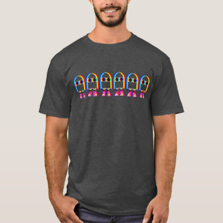 Funny Ghost Trippy Vaporwave Halloween Techno Rave T-Shirt