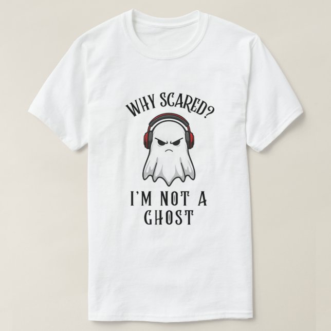 Funny Ghost Vibes T-Shirt (Design vorne)