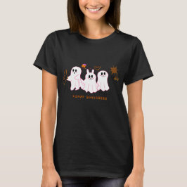 Funny Ghosts , die für ein Bild posieren Frauen-T T-Shirt