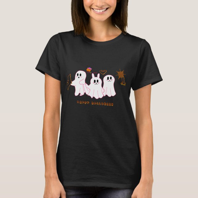 Funny Ghosts , die für ein Bild posieren Frauen-T  T-Shirt (Vorderseite)