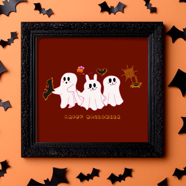 Funny Ghosts, die für ein Bild posten | Poster (Von Creator hochgeladen)