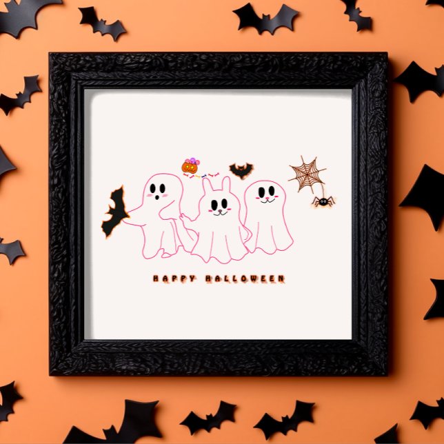 Funny Ghosts, die für ein Bild posten | Poster (Von Creator hochgeladen)