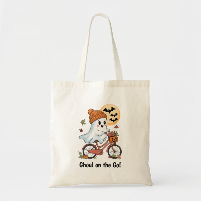 Funny Ghoul on Go Custom Tragetasche (Vorne)