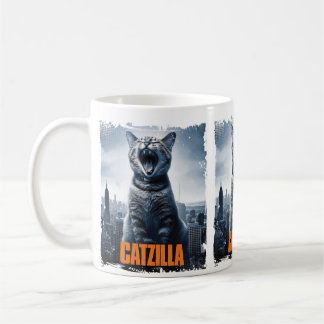 Funny Giant Cat Monster Feline Spaß Cat Lovers Kaffeetasse