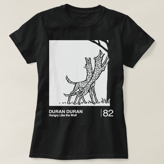 Funny gibt British Duran Duran Rock Band Retro Wa T-Shirt (Design vorne)