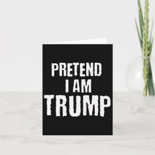 Funny gibt vor, ich sei Trump Halloween politische Karte