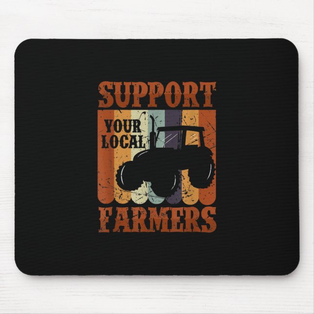 Funny Gift Bauer Hühnerfarm Ziege Zuchtgeschenk Mousepad (Vorne)