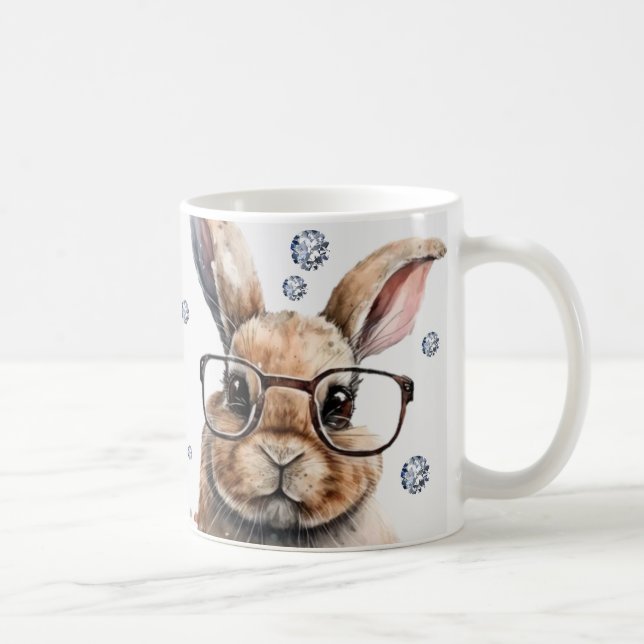 Funny Gift , Bunnie , Kaffee , Friend Geschenk Kaffeetasse (Rechts)