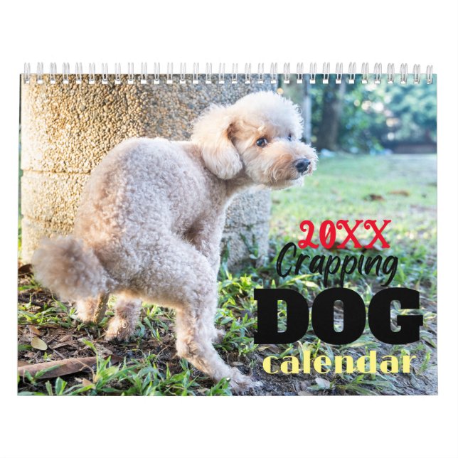 Funny Gift Crapping Dog Kalender (Titelbild)