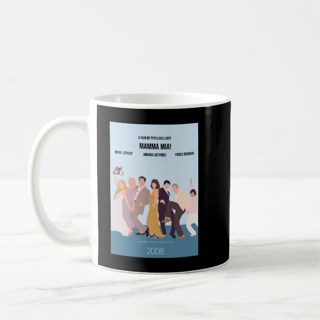 Funny Gift Donna Art Maggiore Kaffeetasse (Links)