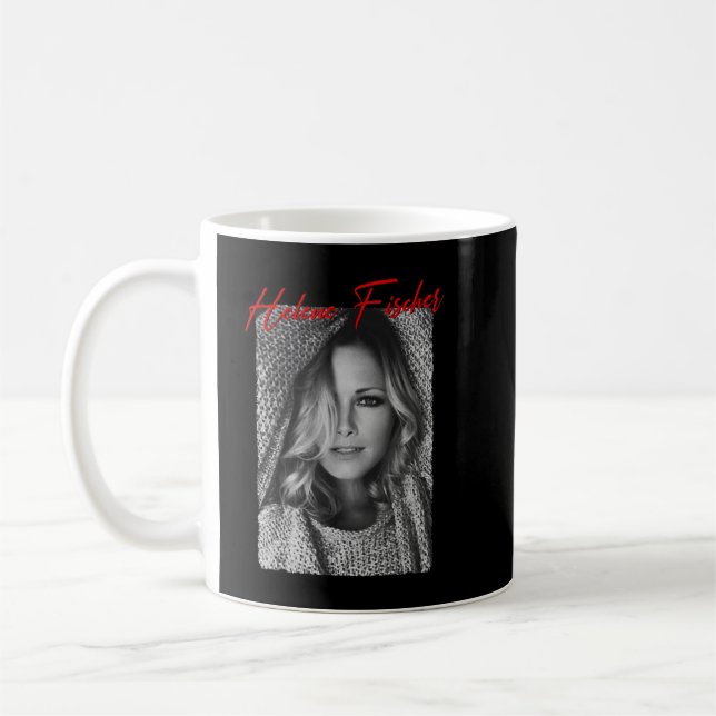 Funny Gift Famous Helene Beautiful Fischer Female Kaffeetasse (Links)