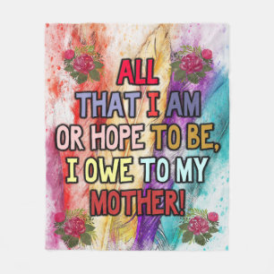 Funny Gift For Mom Funny Quotes To Mommy Fleecedecke