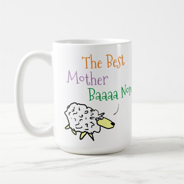 Funny Gift for Mum - Best Mother Coffee Tasse (Links)