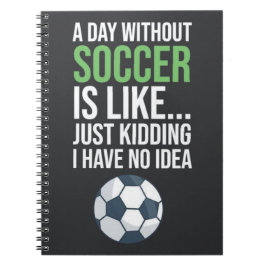 Funny Gift Ideas for Soccer Fans Athlete Sports Notizblock