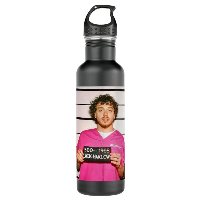 Funny Gift Jack Harlow Niedliches Geschenk Edelstahlflasche (Vorderseite)